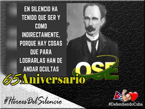 <a href="/gobhabana/">Gobierno La Habana</a> <a href="/YaquedeCuba/">Yaquelin</a> Gloria eterna a los héroes del silencio, viva el 65 Aniversario de los OSE
#UnidosVenceremos