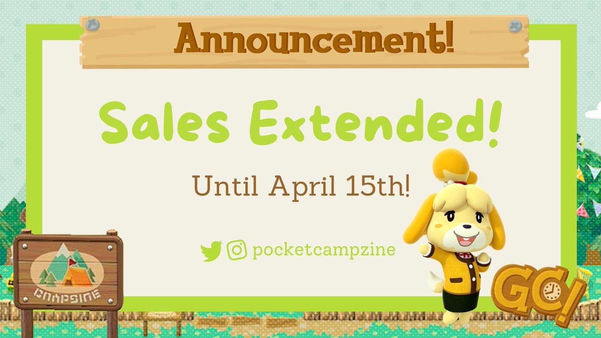 pocketcampzine's tweet photo. 🏕️ GONE CAMPING: SALES EXTENDED 🏕️

We're extending our camping trip! 

From now until April 14th, you'll still be able to pick up your exclusive digital copy of the zine over on our Gumroad! We'll be donating all funds raised for RAN on the 15th. 

Until then - happy camping! 🧡 https://t.co/7Amarvm1eB