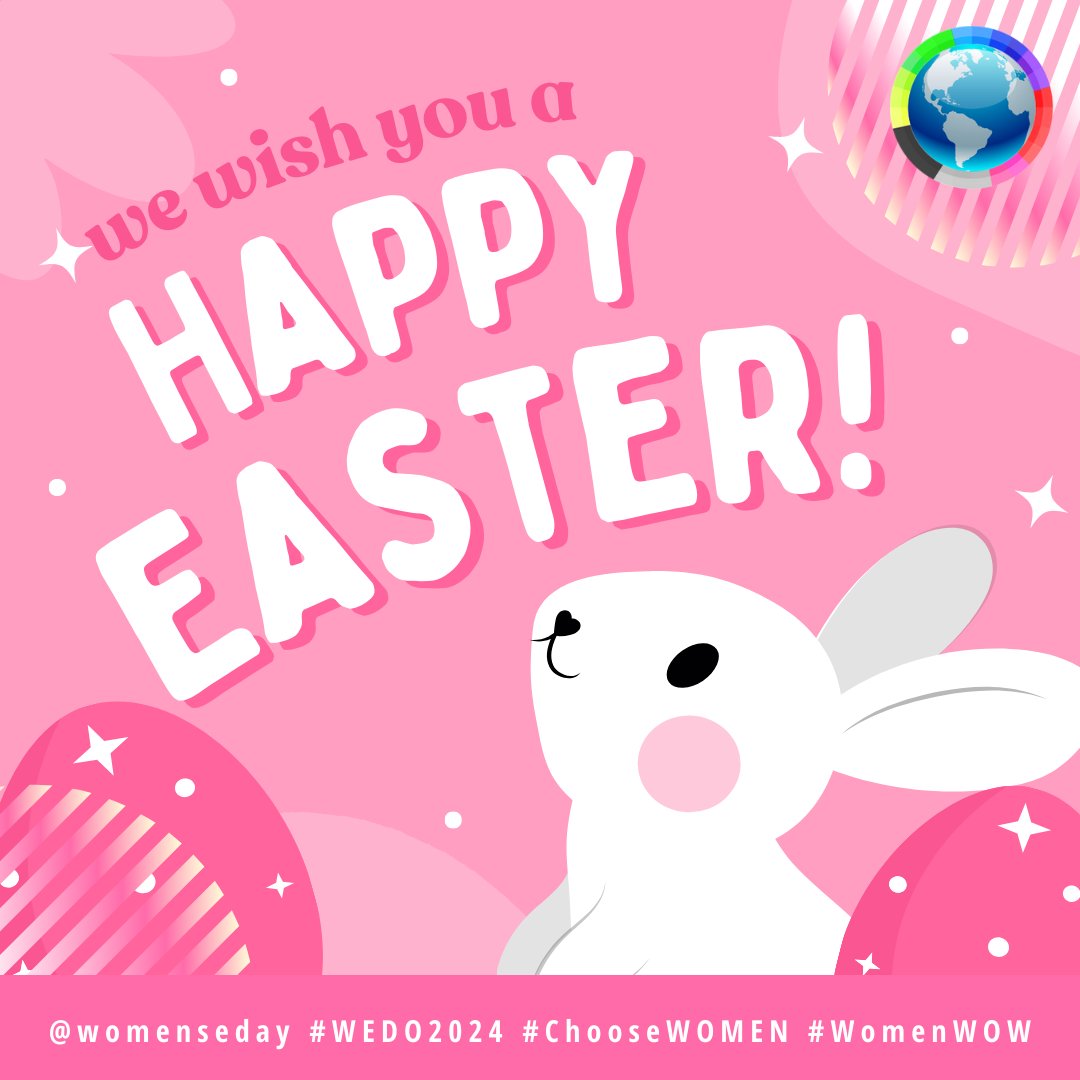 Happy Easter to all our incredible supporters who celebrate! Wishing you a day filled with joy, love, and new beginnings. 🐣✨ #WEDO2024 #Choosewomen #JoinWEDO #WomenWOW