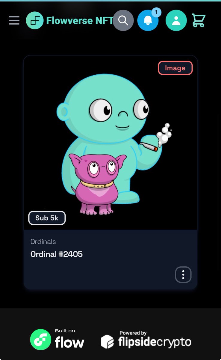 U know I had to rep <a href="/flovatar/">Flovatar</a> for my first ever ordinal <a href="/flowverse_/">Flowverse 🌊 - Discover Flow Blockchain</a>
