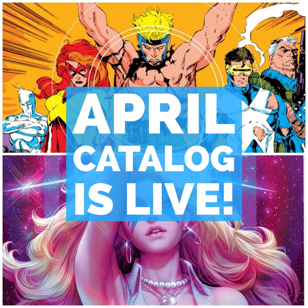 The April Catalog is LIVE! Check out and Pre-Order the new new! cheapgraphicnovels.com/april-2024-cat…