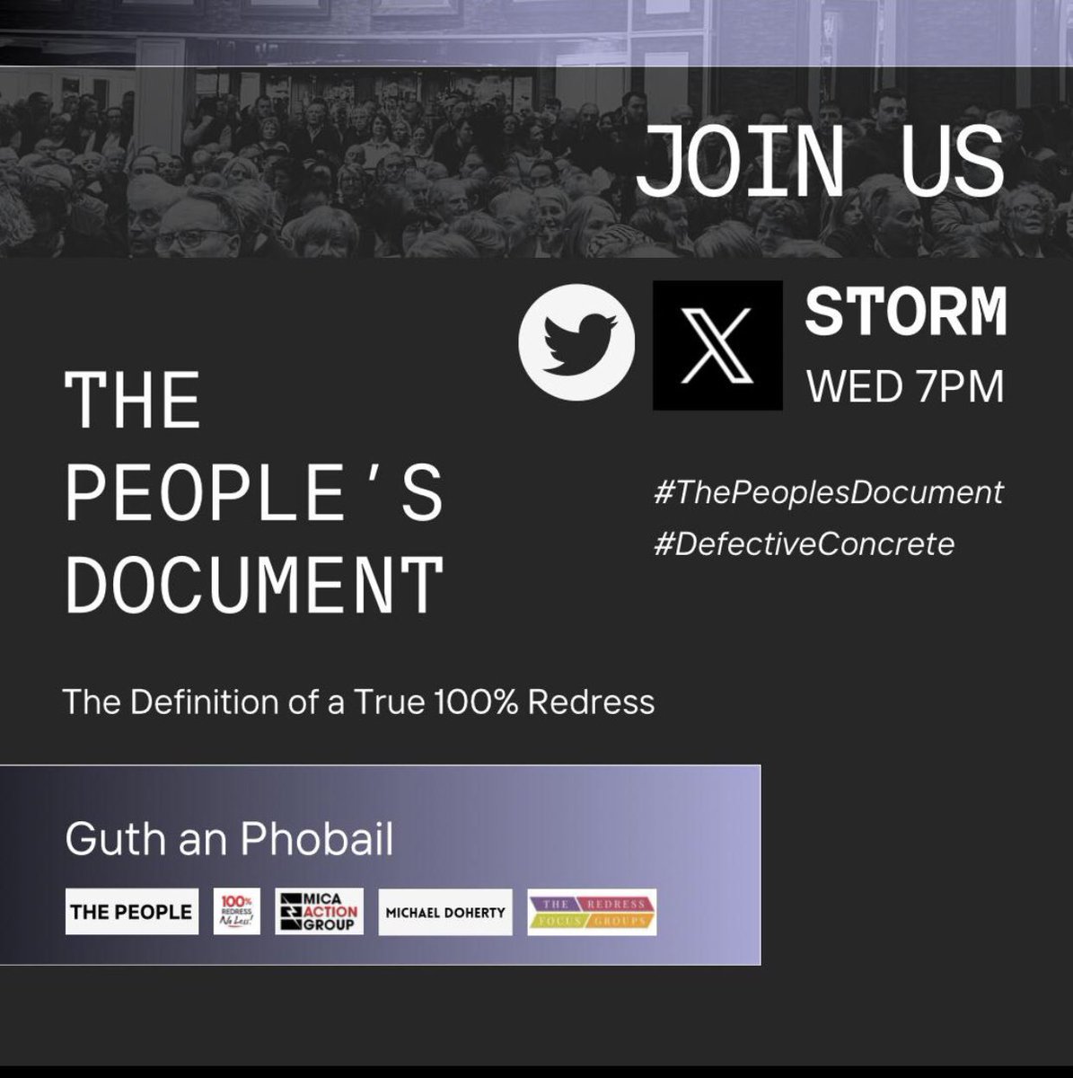 RedressFGroups's tweet photo. Incase you didn’t get a copy last night, here is a link to #ThePeoplesDocument 👇🏼🔗

https://t.co/HreYZmBl3x

#DefectiveConcreteCrisis 
@rosieed #redressfocusgroups @micaactiongroup @PaddyDiver4 https://t.co/CF24p9knHx
