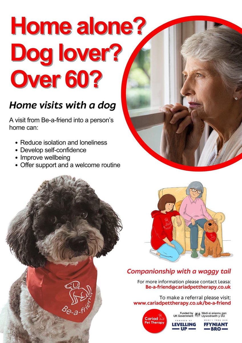 Our new service Be-a-friend to address loneliness ❤️🐾