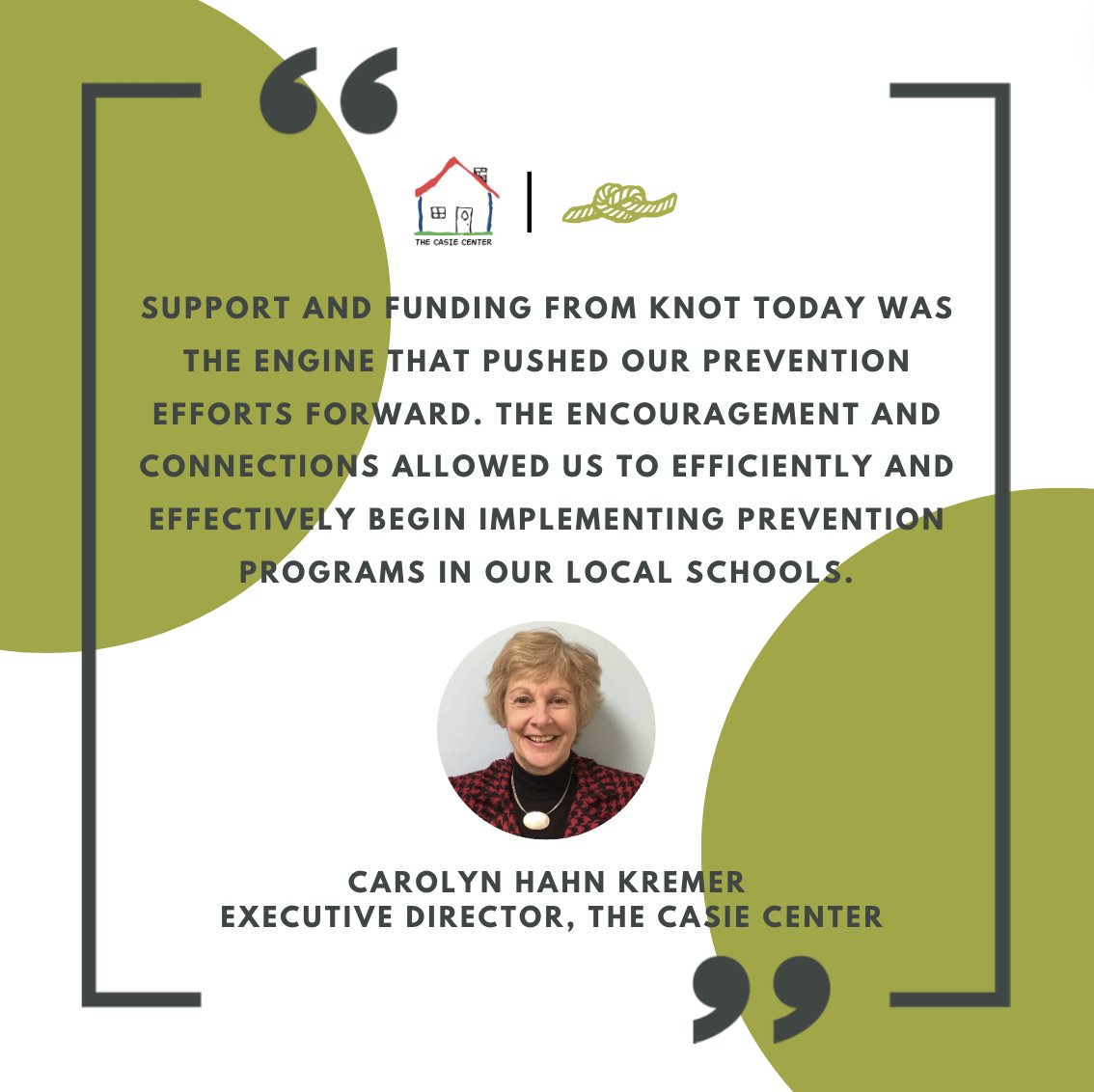 kNot Today provides critical leadership and resources to fuel prevention efforts across Indiana and the Carolinas. Through partnership cultivation, research, and strategic planning, we have developed effective programs to ensure we are getting ahead of abuse before it begins.