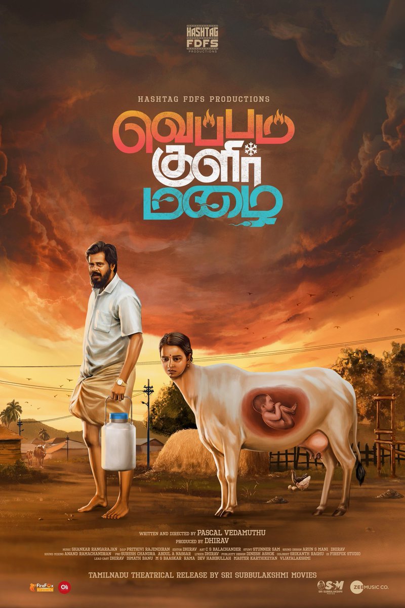 #VeppamKulirMazhai was a bold attempt with a fresh and important concept for couple relationships. Dhirav and Ismath Banu both delivered outstanding performances, and technically, the film is very good. Despite some flaws, it remains engaging, with a brilliant climax. Overall -