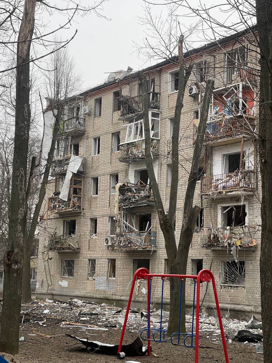 At least 14 (!) high raise buildings were damaged in Kharkiv - official. According to the prosecutor's office, the number of victims has increased to 18 people, including a 3-month-old child. Currently, it is known about the partial destruction of two five-story buildings, a…