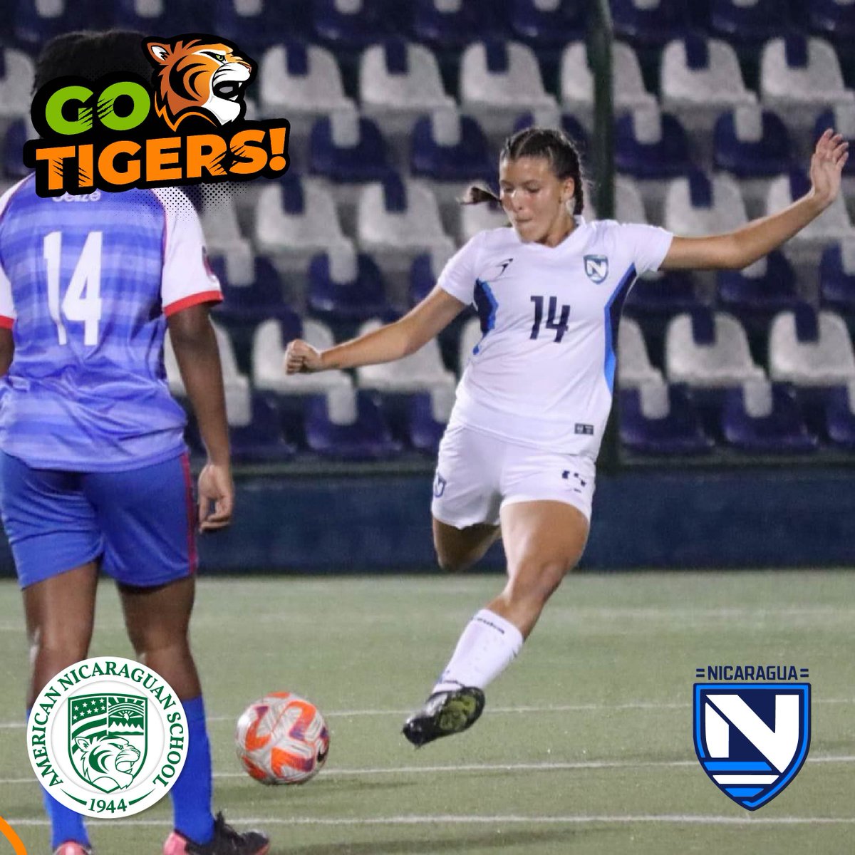 Let’s give a huge #SHOUTOUT to Verónica Navarrete, who has been called up to the Nicaraguan Senior National Women’s Soccer Team! She will begin her first microcycle of the year, prior to their international friendly games. #GOTIGERS