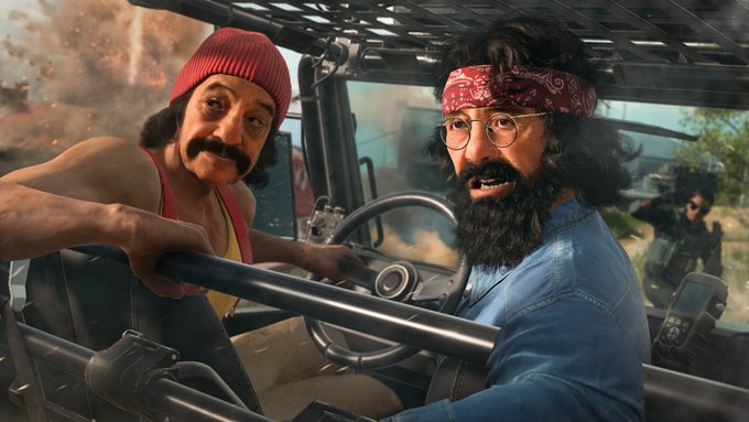 Cheech and Chong in Call of Duty in Season 3.