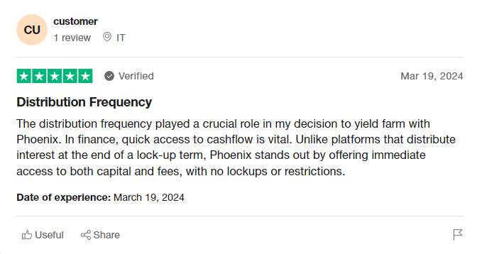 A user review of our phoenix app