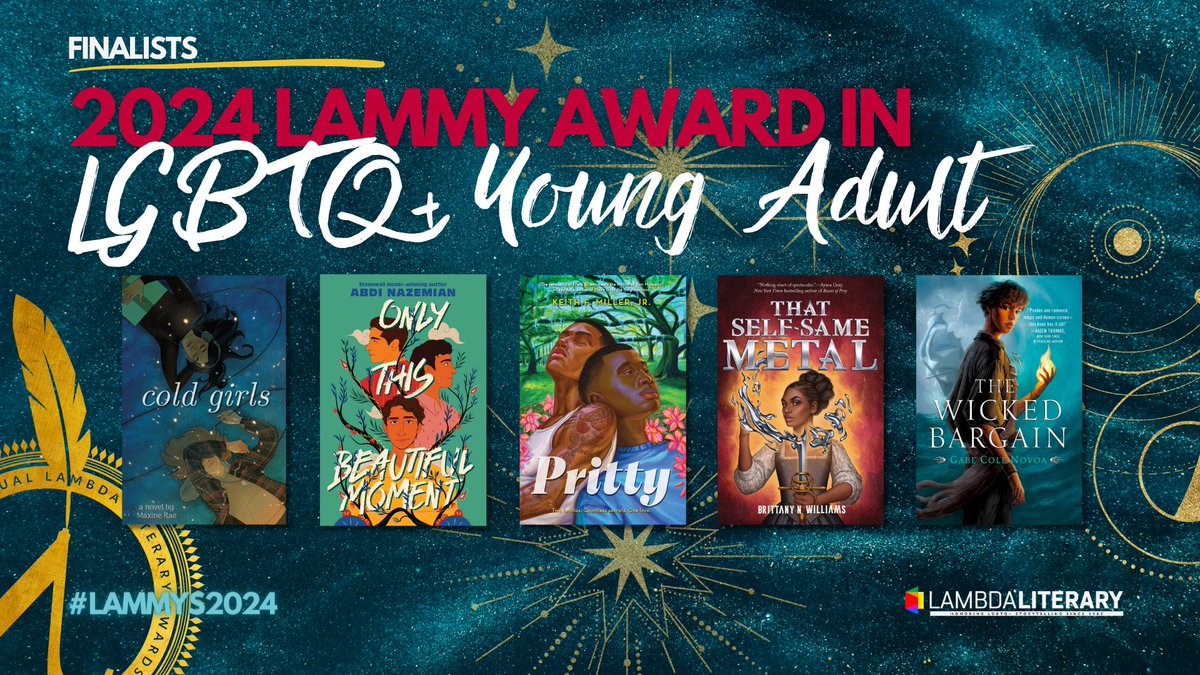 For LGBTQ+ Young Adult: ✨ @maxine_rl, @fluxbooks, @thegabecole, @HarperChildrens @Abdaddy, @EpicReads @keithfmillerjr, @BrittanyActs ✨ Full list here: bit.ly/3TBHkHz