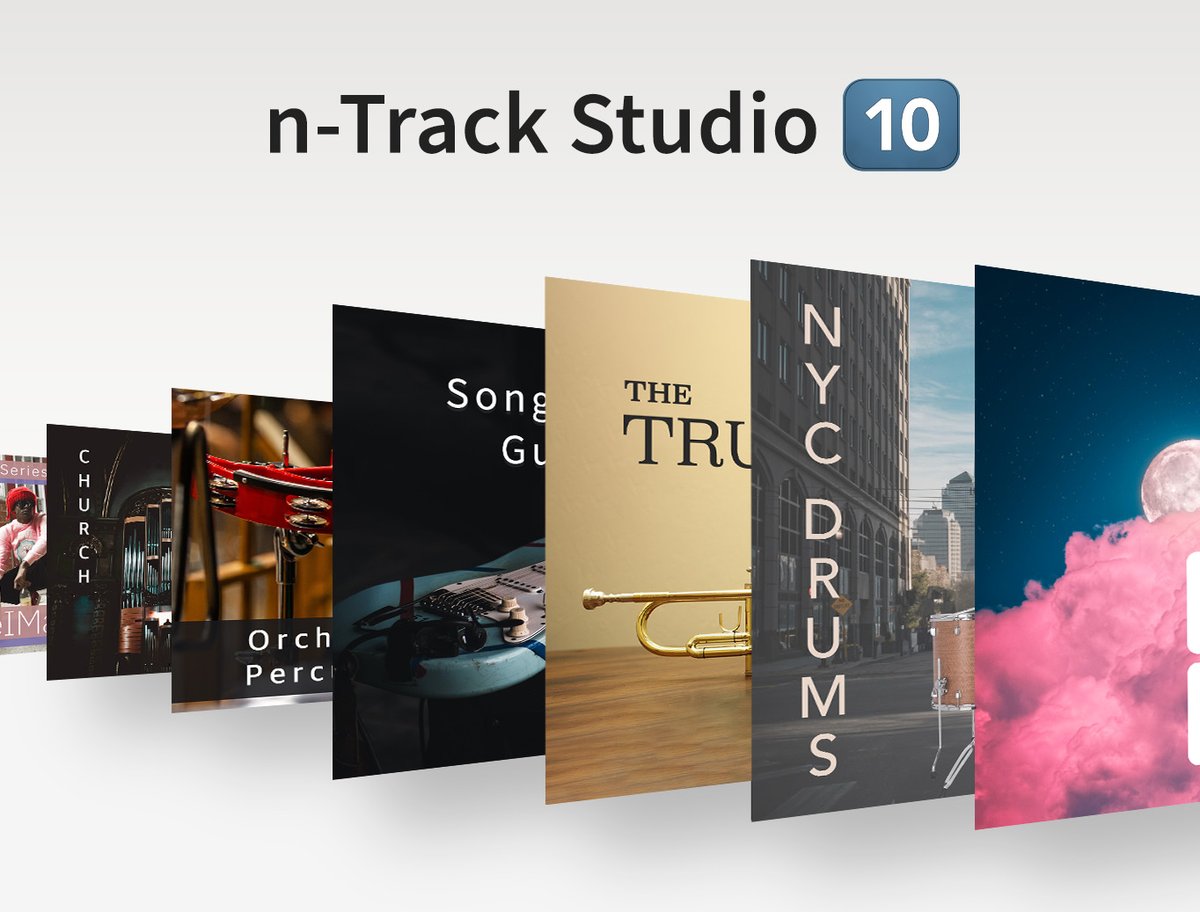 A sound for every taste!

We've released 7 new sample packs to the ever expanding collection of instruments and loops in n-Track Studio 10.

Whether you're a seasoned artist or just starting out, we've got your back – download the new sounds from the Instrument or Loop Browser.