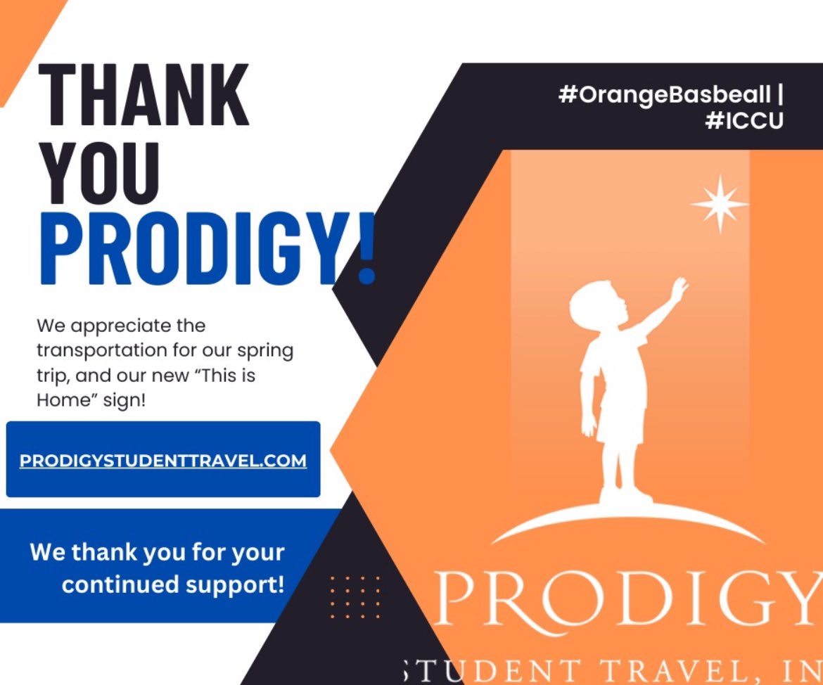 #9 Olentangy Orange meets #6 Spain Park, AL

📍Hoover High School (AL)
📆3.27.2024
⏰2:30 CST
🎥Perfect Game Site
🤝 Prodigy Student Travel

#OrangeBaseball | #ICCU