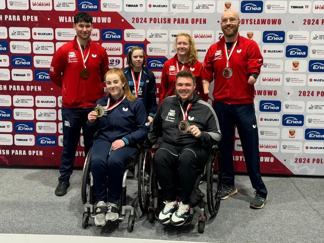 6 singles medals for <a href="/BritishParaTT/">British Para TT</a> at Polish Open
🥇🥇🥇🥉🥉🥉🇬🇧🏴󠁧󠁢󠁥󠁮󠁧󠁿🏴󠁧󠁢󠁳󠁣󠁴󠁿 👏👏👏👏👏
<a href="/megshackleton/">Megan Shackleton</a> <a href="/FlissPick/">Fliss Pickard</a> Bly Twomey <a href="/jackhstt/">Jack Hunter-Spivey</a> <a href="/martinTTperry/">Martin Perry PLY</a> <a href="/Rosswilsontt/">Ross Wilson</a> 
<a href="/uk_sport/">UK Sport</a> <a href="/TNLUK/">The National Lottery</a> <a href="/TeesSport1/">Tees Sport</a> <a href="/eissheff/">EIS Sheffield</a> #Paris2024