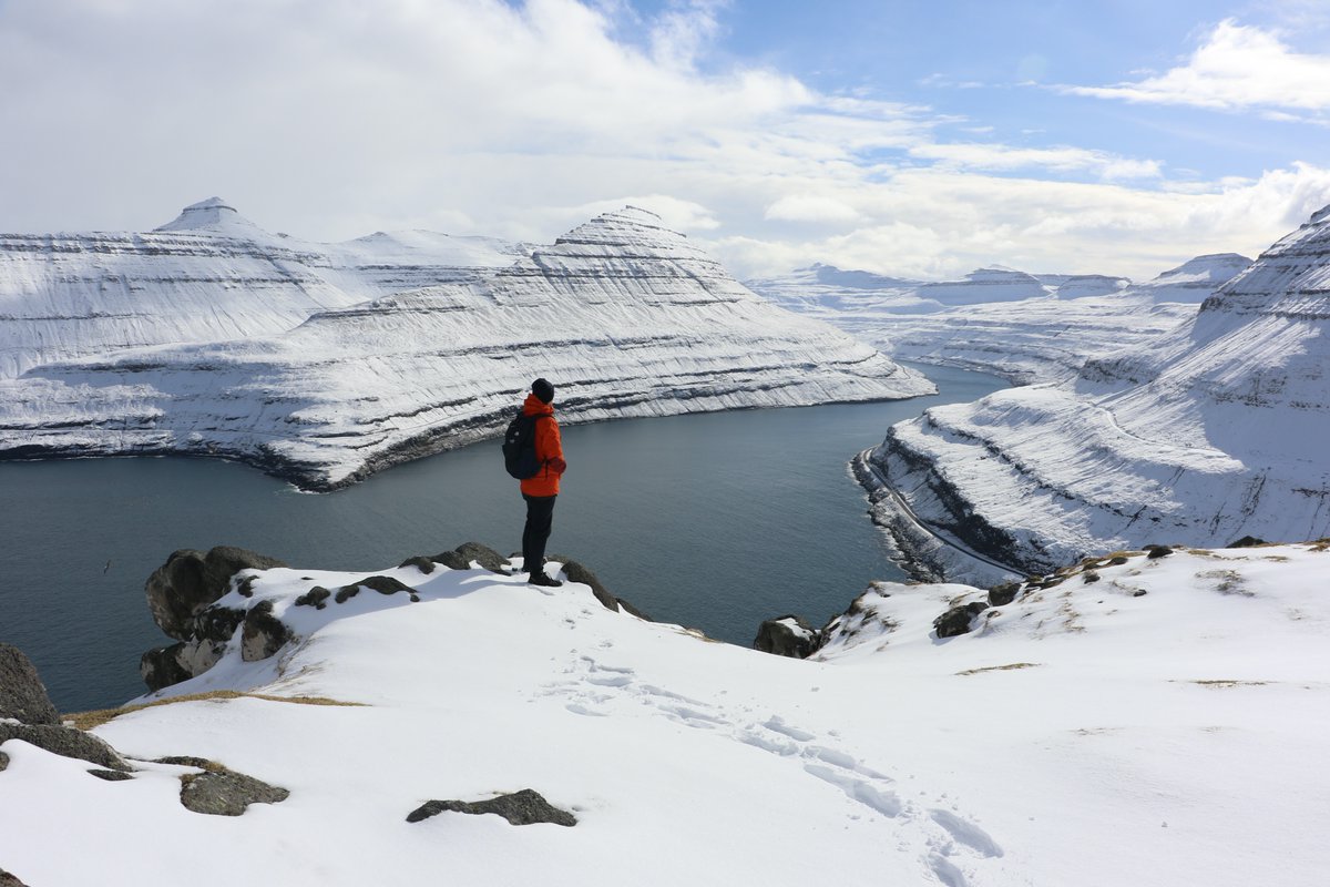 Just me, the mountains, fresh snow and one of the most memorable views on the planet. Congrats @VisitFaroe, you win for being awesome.