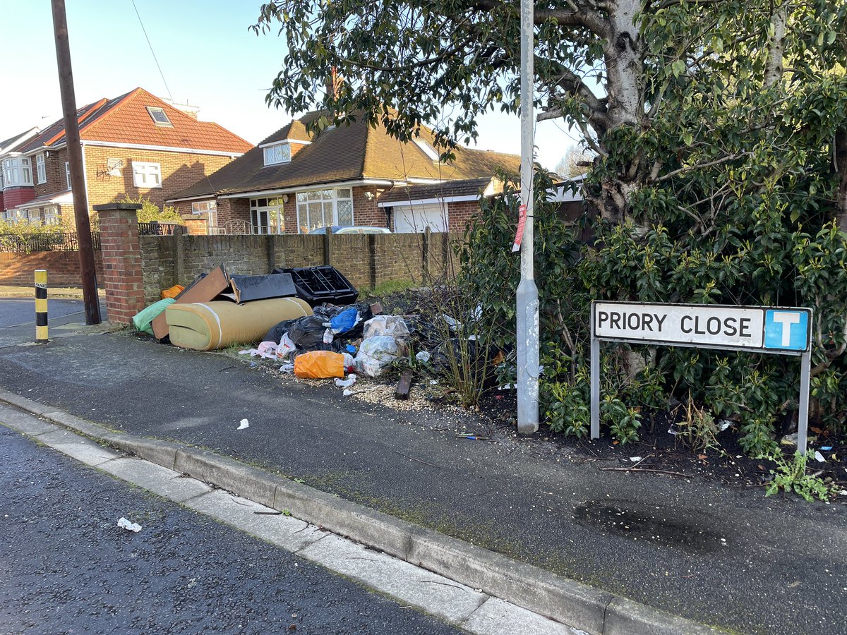 Hi <a href="/Hillingdon/">Hillingdon Council</a> would you be able to arrange for this ever increasing rubbish pile to be cleared from Priory Close, Hayes. Much appreciated