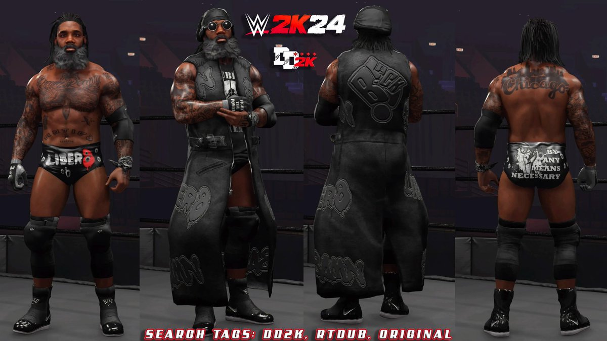 DonnieDohn2K's tweet photo. "We are going to Liber8 our communities by any means necessary."

Bryan Black is available for download via Community Creations!

Search Tags: DD2K, RTDUB, ORIGINAL

#WWE2K24 #ORIGINALCAWS #CAWMunnity #CAW https://t.co/uFVpFXCxjC