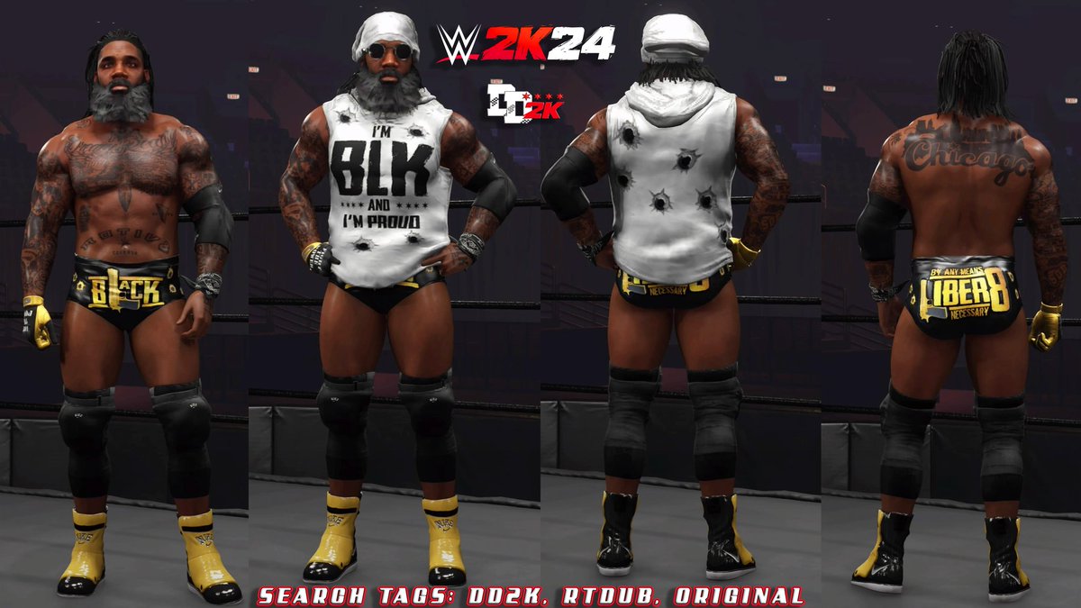 DonnieDohn2K's tweet photo. "We are going to Liber8 our communities by any means necessary."

Bryan Black is available for download via Community Creations!

Search Tags: DD2K, RTDUB, ORIGINAL

#WWE2K24 #ORIGINALCAWS #CAWMunnity #CAW https://t.co/uFVpFXCxjC