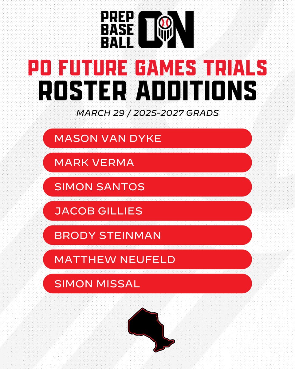 Prep Baseball Ontario tweet media