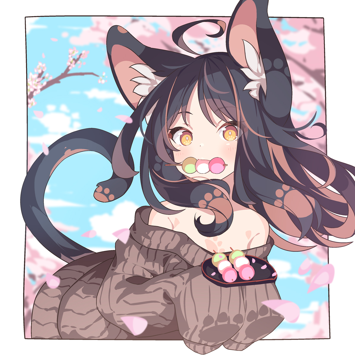 「ねこです 」|橙狼@skeb受付中のイラスト