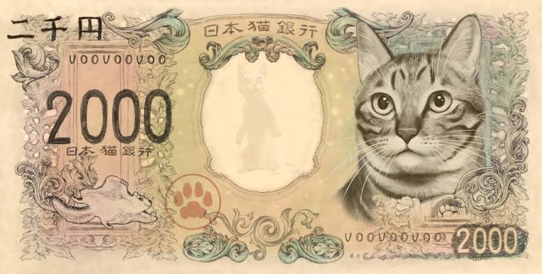 新紙幣はよく分からない昔のおじさんを採用せずに猫とか犬で良くない？