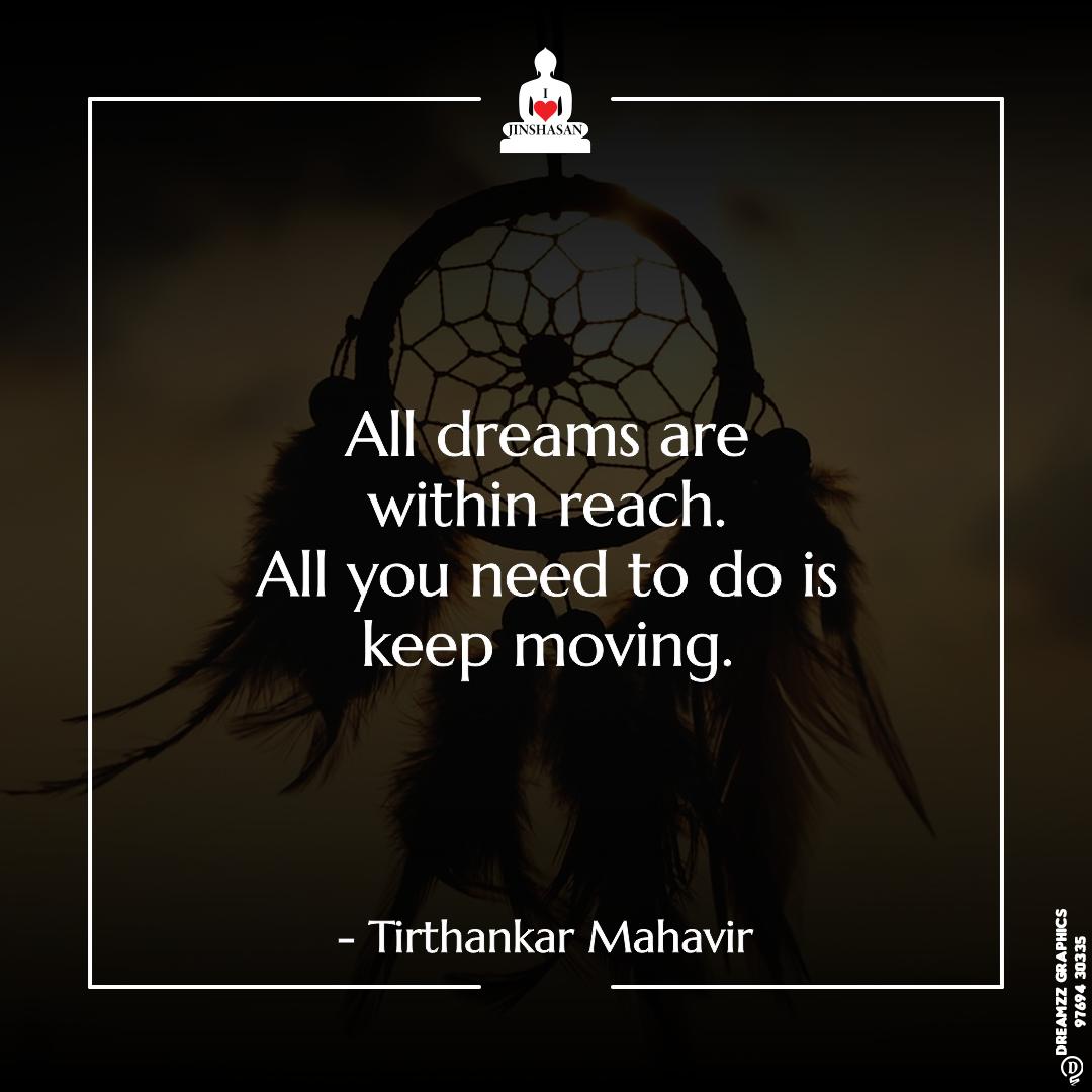 All dreams are within reach. All you need to do is keep moving. #jain #jinshasan #imjain #jaini #jainsim #guru #maraguru #gyan #gurudev #virtiras #nemras #ahoshramanyam #arhamnami #adinath #neminath #mahavir #proudtobejain #lovejain #nami #arham #guruji #teacherQuotes-84.png