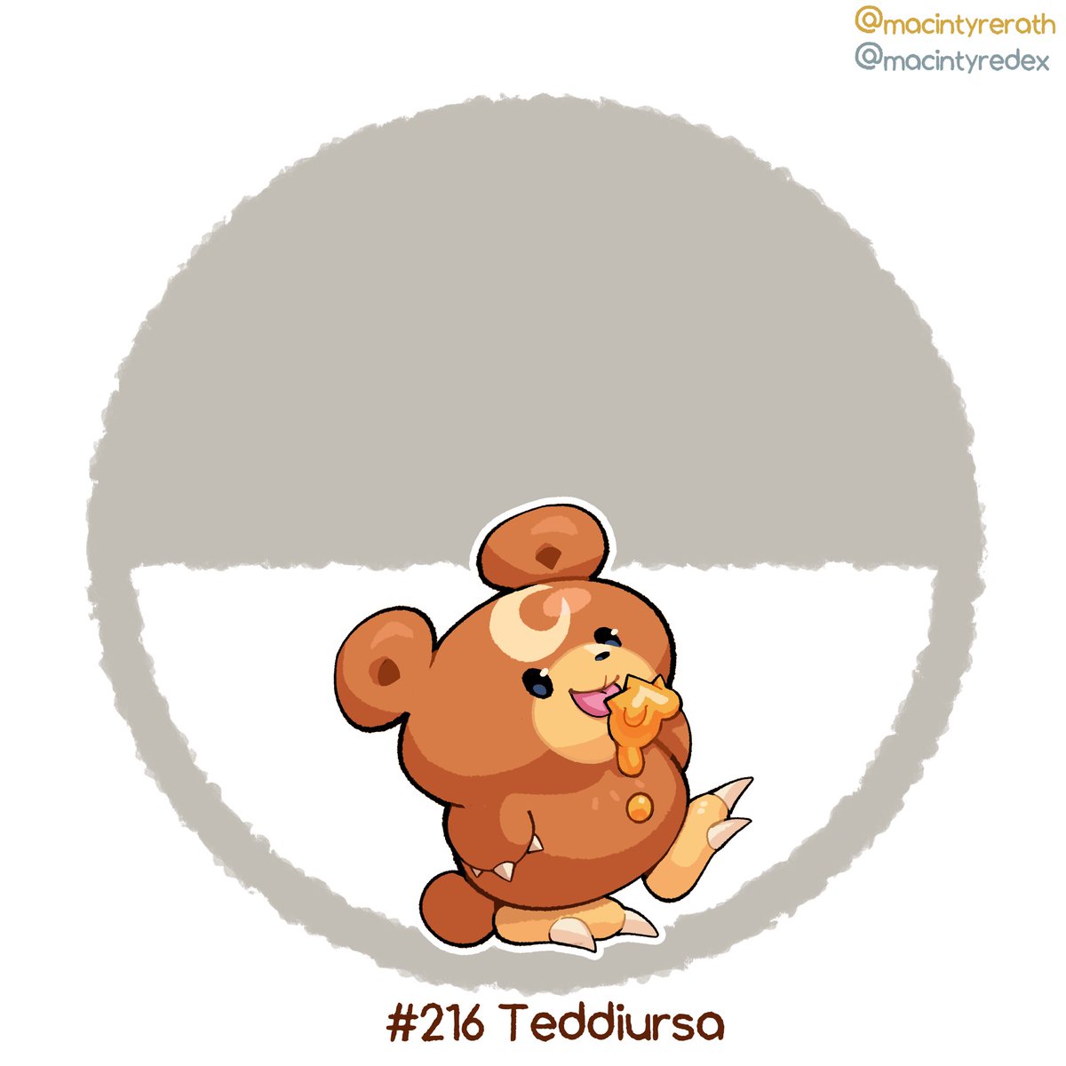 MacintyreDex's tweet photo. New Pokédex entry added!

No.216 Teddiursa https://t.co/NyTrTB7oph