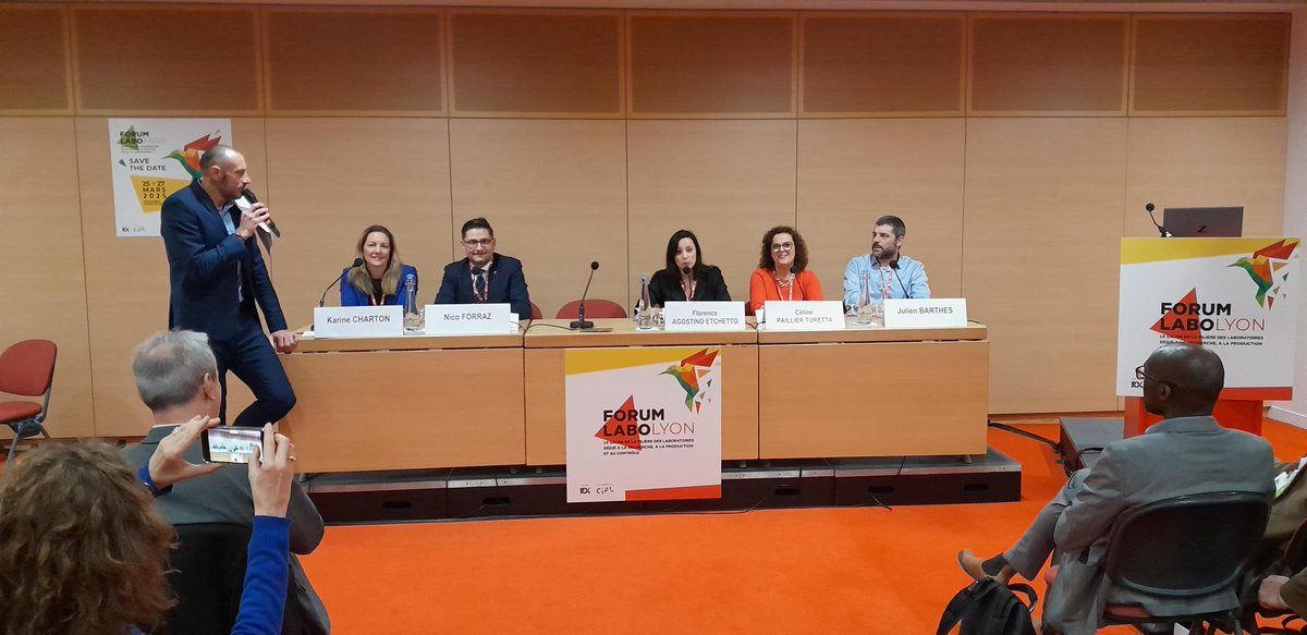 Pulsalys's tweet image. 🔥 Nous intervenions ce matin à la conférence d&apos;ouverture @ForumLabo &quot;Le labo de demain sera collaboratif, décarboné et digital&quot; avec @Gencovery @3DeusDynamics @ACTIVATION_fr @Lyonbiopole @PHAXIAM @ctibiotech @VidiumS 
🎤Des témoignages inspirants pour dessiner le labo de demain