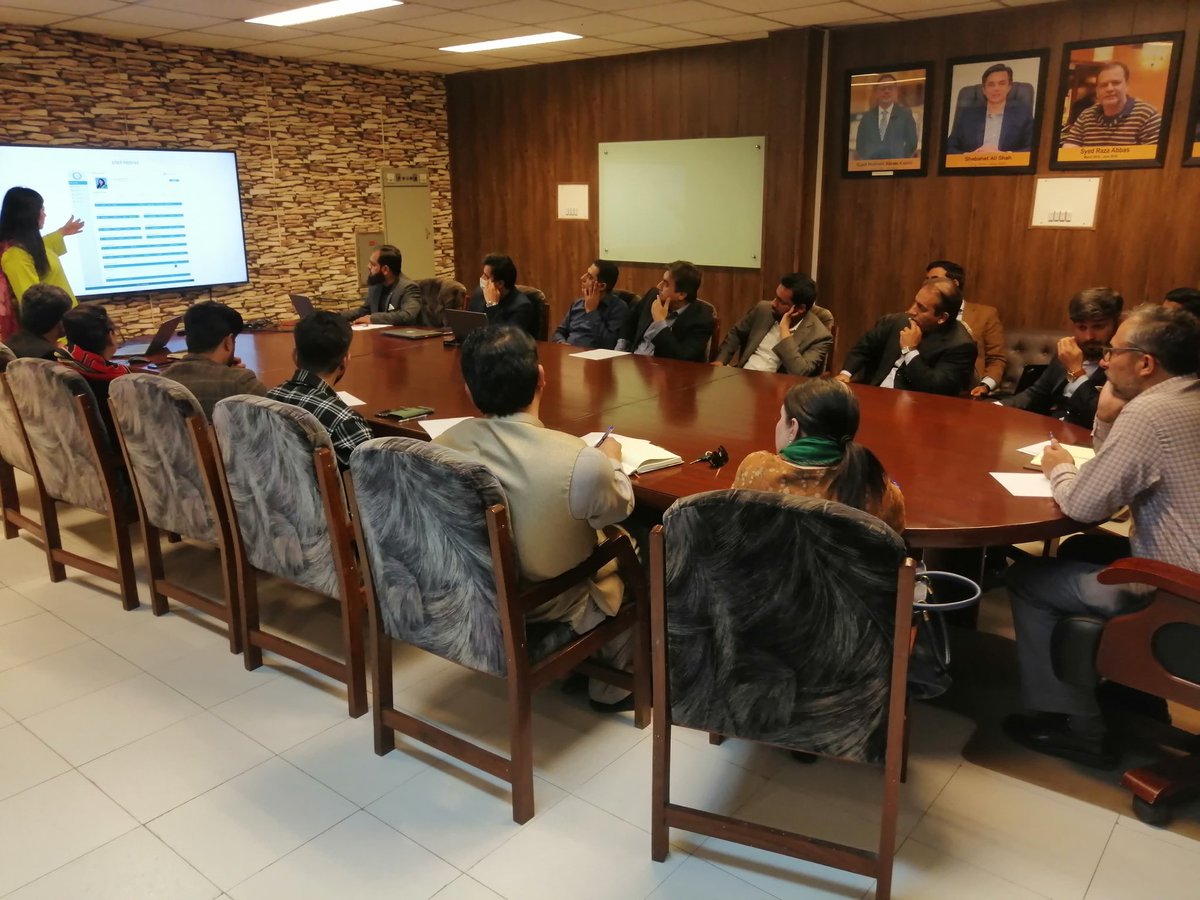 NationalITBoard's tweet photo. Demo session was held at NITB on 27th March, 2024 which was attended by National Assembly representatives. 
NITB PICEP team delivered an in-depth demonstration of the software modules they had developed indigenously.
#DigitalTransformation #DigitalParliament #NITB https://t.co/UBKkcObdih