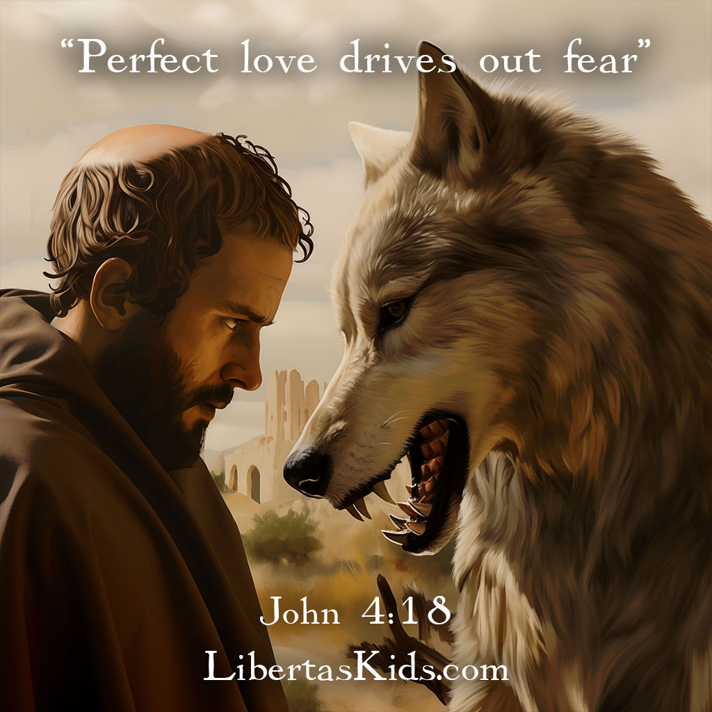 libertyandgod's tweet photo. "Perfect love drives out fear" ❤️❤️❤️ #childrensbooks #childrensillustrations #stfrancis #franciscan #kidsbook #libertaskids #comingsoon #newrelease https://t.co/LxJypdkquV
