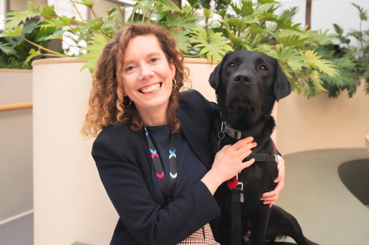 One whole year with my lovely @HearingDogs Probably the most popular member of the neurology team @ChelwestFT & @ImperialNHS …