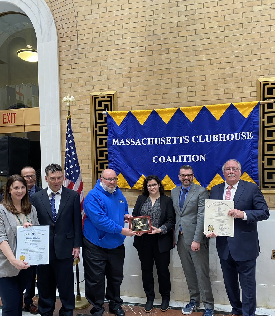 Honored to present Worcester Public Library with Employer of the Year Award at MA Clubhouse Coalition Day. Their support of Genesis Clubhouse members embodies inclusivity in the workforce. Let's keep promoting diversity together! #InclusiveWorkplaces #MAEmployers