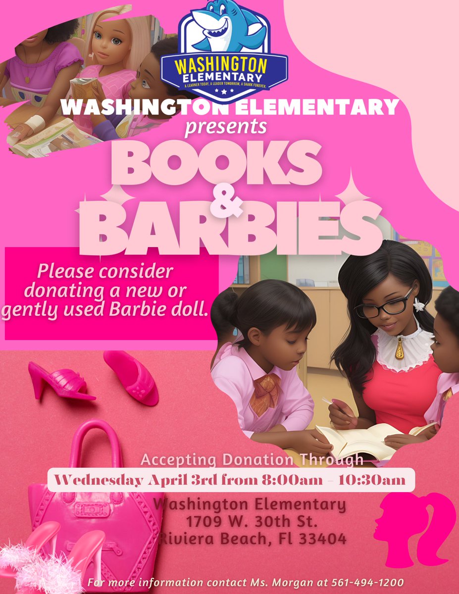 Please consider donating a new or used Barbie for our upcoming Books and Barbies Tea Party!!