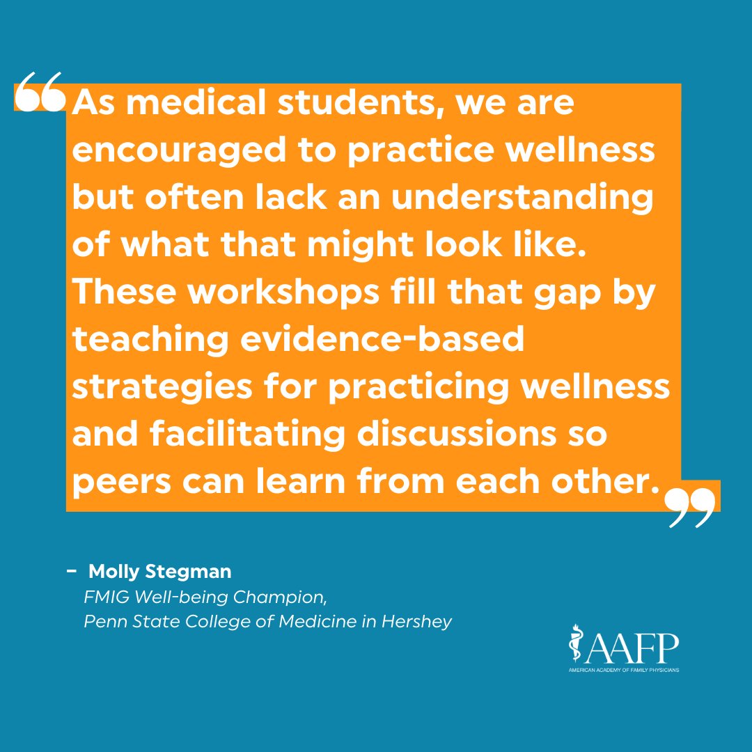 An estimated 1 in 4 med students experience acute daily stress. To help set you on a path to healthy stress management, join us for a free webinar at 7 p.m. CT on April 3, 2024: bit.ly/3TAWWex