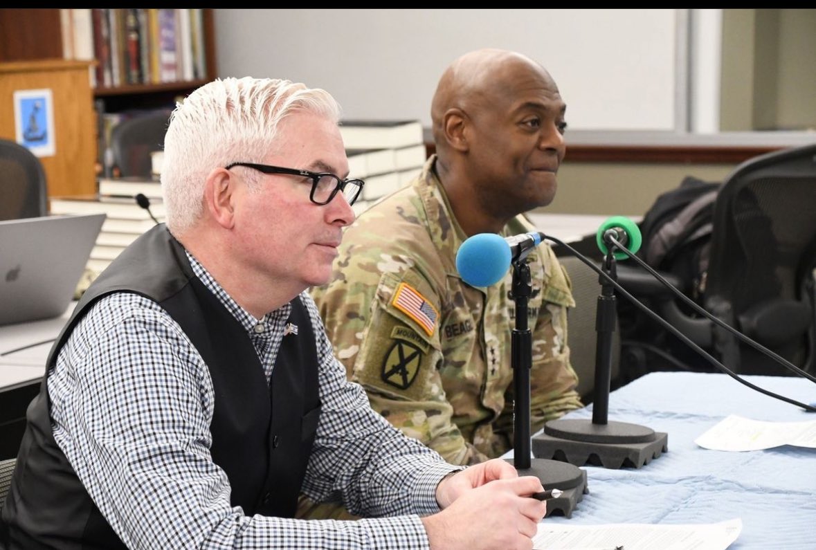 Beags_Beagle's tweet photo. So cool 😎 to do another Operational Arch podcast with my great teammate Rich Creed. Checkout all the awesome @us_sams podcasts 👏🏾 #AdvancedStudy https://t.co/2UaHmz5nmR