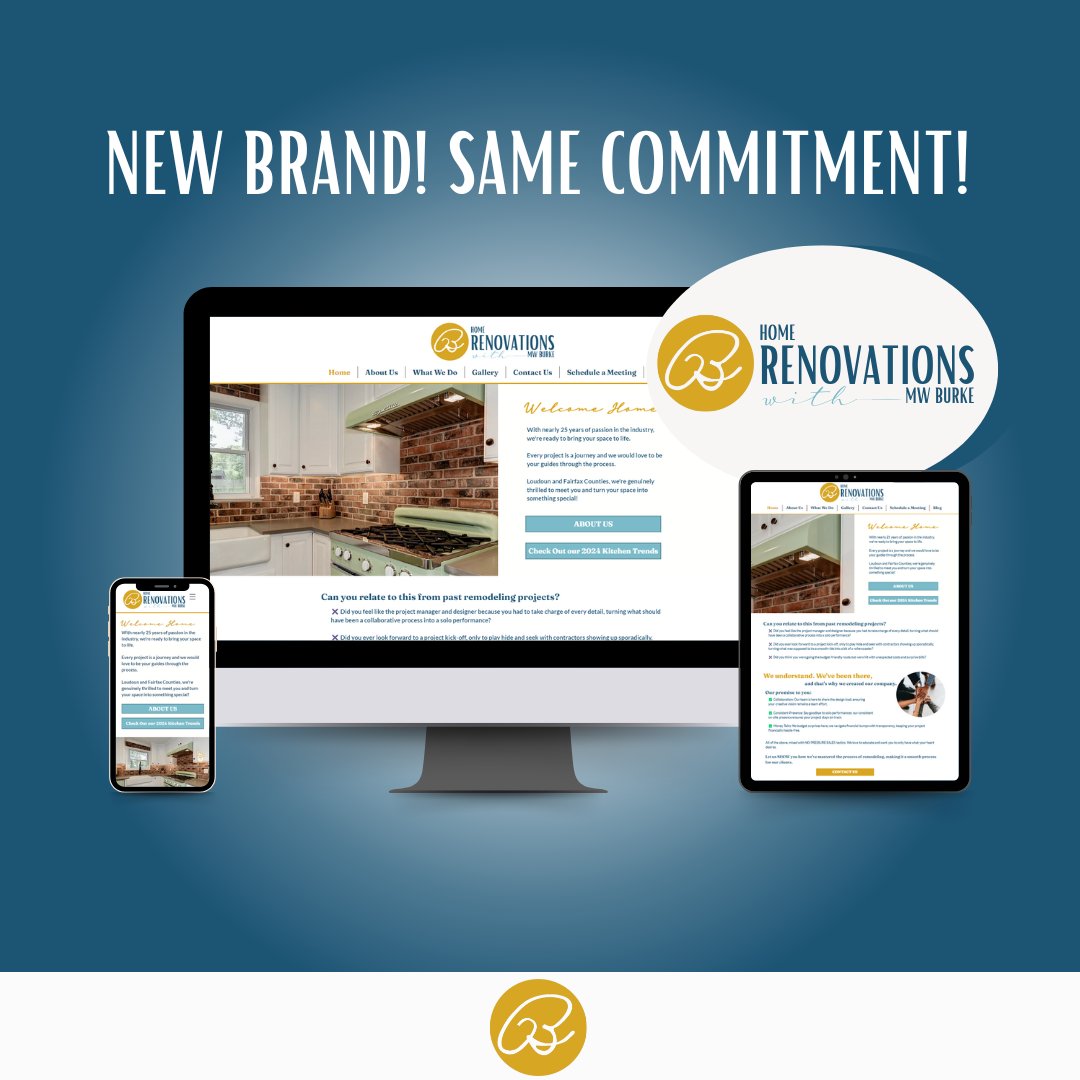 mwburkeinc's tweet photo. New look, same dedication! Excited to introduce our fresh brand identity – while our style evolves, our commitment to excellence remains unchanged. Thank you for your ongoing support! #brandevolution #commitment https://t.co/MzBugeo3gf