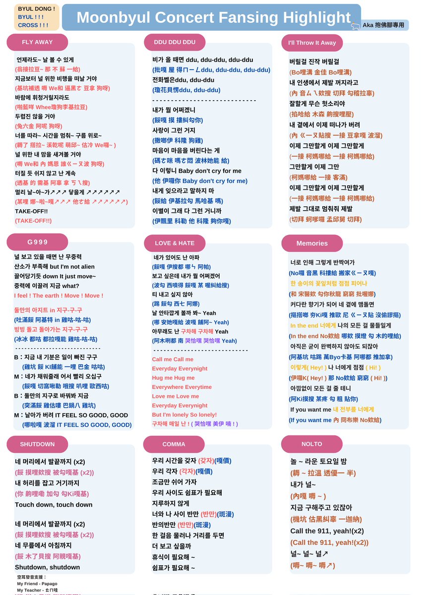 capybyula0619's tweet photo. #MOONBYUL #별래방
[Solo Fanchant Highlight]
[Concert Fansing Highlight]

對滴！就是喉嚨要喊還要唱！

#Eclipse #Absence #Lunatic
#CheeseInTheTrap #Present
#TOUCHIN_MOVIN #Think_About 
#AttentionSeeker #Memories 
#Nolto #FlyAway #Love_Hate 
#COMMA #G999 #Shutdown 
#Selfish #버릴걸 https://t.co/bFUiFHYIcq