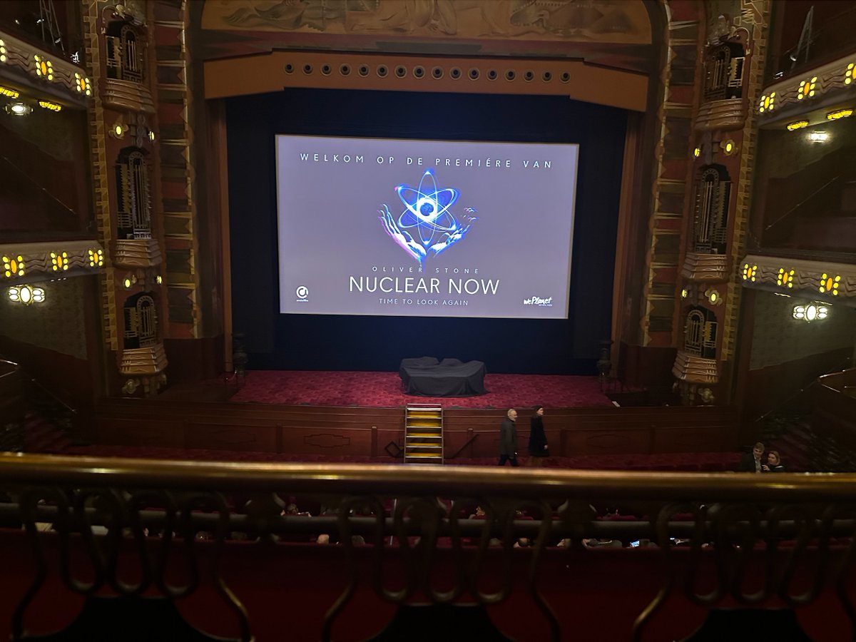 TheOliverStone's tweet photo. (1/2) About my trip to #Brussels, the #MilleniumFestival, and screening @NuclearNowFilm for the #EuropeanUnion. https://t.co/sNv5Mg1z6T