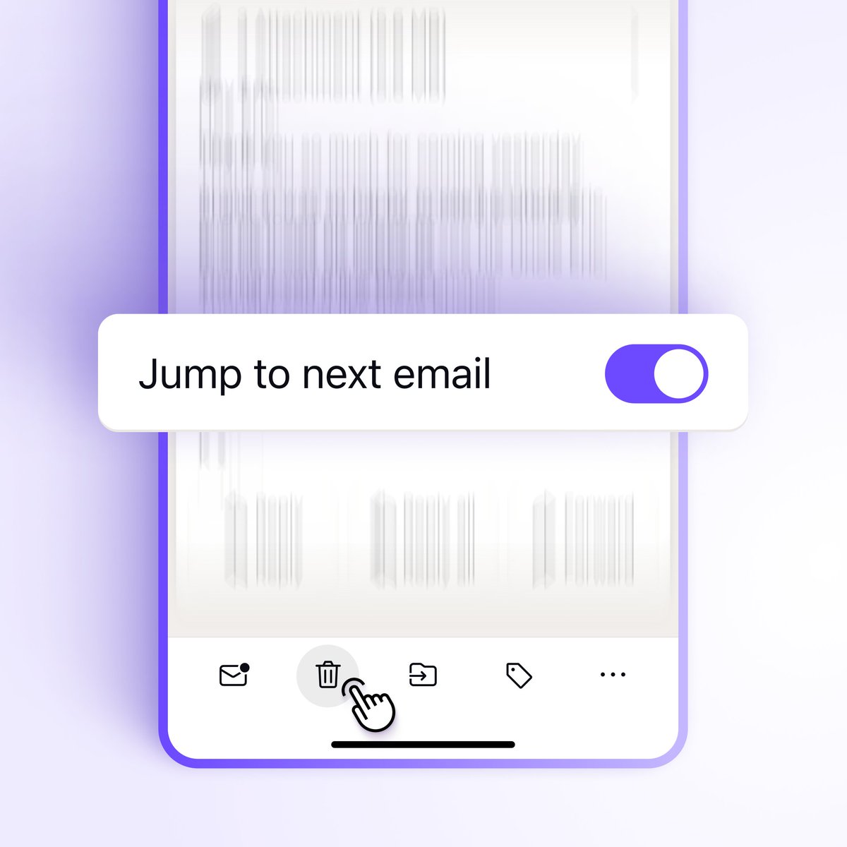Another new #productivity feature on #ProtonMail for #iOS! ▶️ You can now go through your unread emails faster – when you take action on one email, the next one will be shown automatically. You can enable this feature from the app Settings (“Jump to next email”).