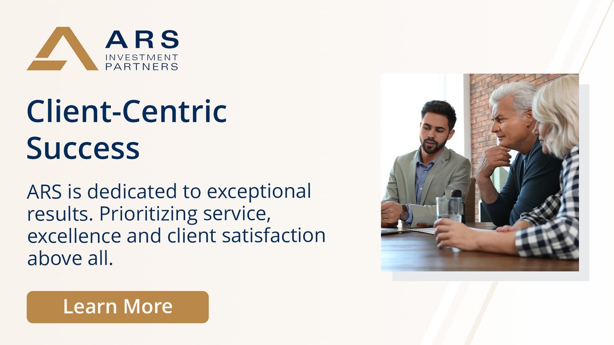 ARSInvestments's tweet photo. Our true measure of success lies in the satisfaction of our valued clients. At ARS, our commitment is to provide outstanding results and unmatched service, prioritizing our clients' needs at the core of all our endeavors.
https://t.co/R70c3P67Hs
#ARS #TheOutlook https://t.co/rYGL9rqU0k