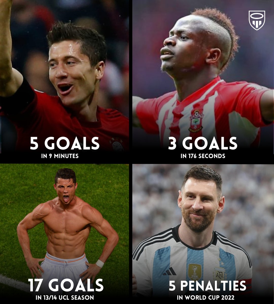 NoodleHairCR7's tweet photo. Which record is hardest to break? https://t.co/m0woDkzhU5