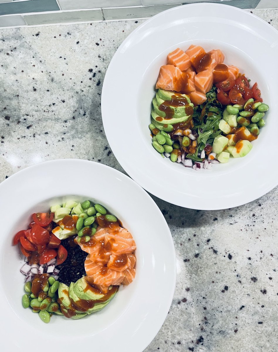 When your baby girl comes home for Easter weekend and wants poke bowl for lunch—you make poke bowls
