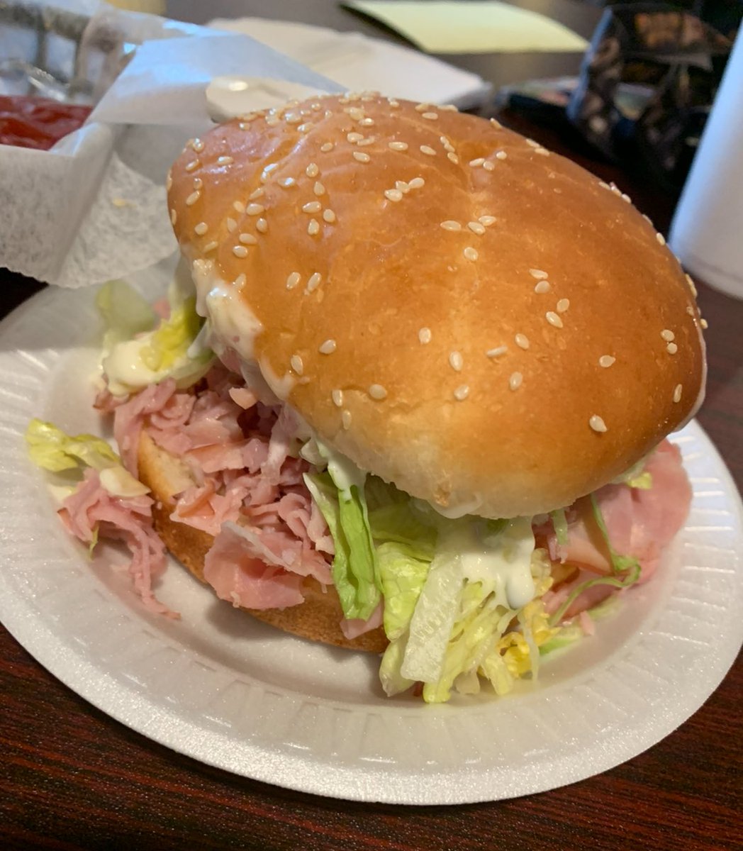AmandaKea10's tweet photo. Now this is a trend I can get behind : 
- sub from a place in Wisconsin I got at a photoshoot for work? 
-Tudors Golden Eagle Biscuit (cheese, Canadian bacon, egg, hashbrown) 
- Cam's Ham ham sandwich 
- Burger from when I tried to make homemade burger buns during Covid https://t.co/6pU42Bpk8q