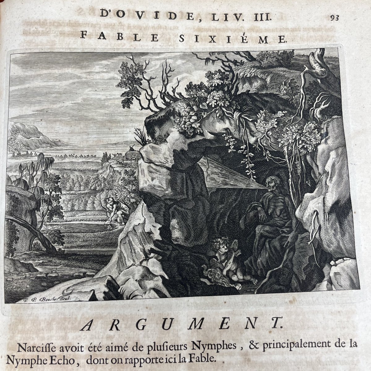 HornbakeLibrary's tweet image. Happy #FableFriday! Have you ever wondered what it might be like to be a flower? You could ask Narcissus, but he probably won't hear you... He's too focused on his own reflection! 💐

Les metamorphoses d’Ovide. Ovid. Brussels, 1677.

#UMDSpecialCollections #rarebooks #oldbooks