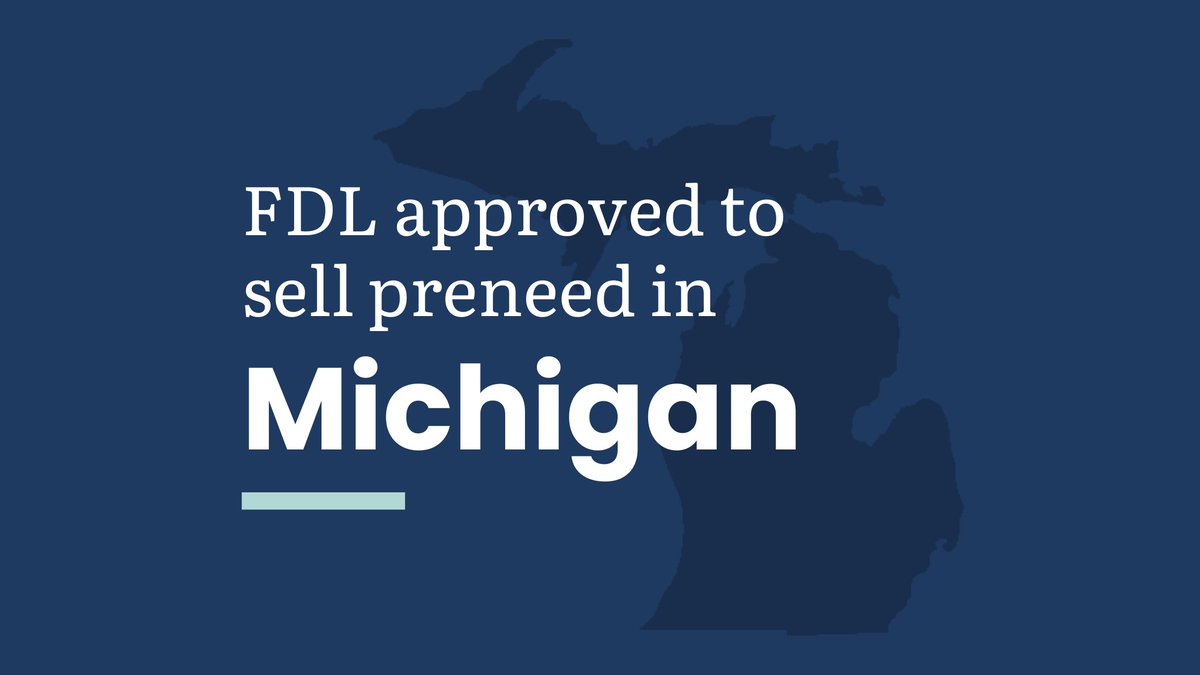 fdpreneed's tweet photo. Funeral Directors Life (FDL) is pleased to announce that it has been approved to sell preneed life insurance in Michigan.

Read the full announcement here: https://t.co/spJvNgaLm9 https://t.co/U5EOpJh9FB