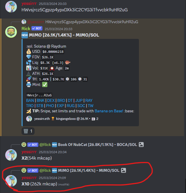 yessirrr_eth's tweet photo. first  X10 call in my alpha group... 👀
( free access until May 1st...) #memecoin #MemeCoinSeason #Solana https://t.co/y91syxHPsH