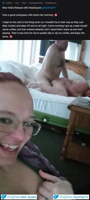 Today's @OnlyFans Post  https://t.co/6P5pvalkDJ  New Video Release with AkashaLynn    How a good cuckquean<a class="tags" href="/tag/onlyfans">@onlyfans</a><a href="/tag/porn"class="tags"><span>#porn</span></a><a href="/tag/redhead"class="tags"><span>#redhead</span></a><a href="/tag/longhairdontcare"class="tags"><span>#longhairdontcare</span></a><a href="/tag/longhair"class="tags"><span>#longhair</span></a><a href="/tag/bigboobs"class="tags"><span>#bigboobs</span></a>