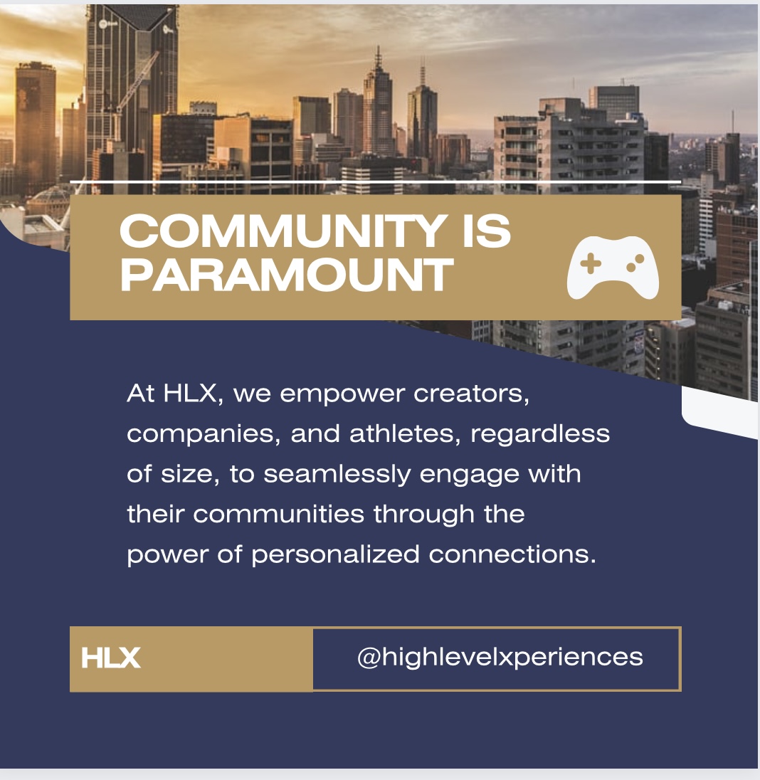 At HLX, we believe community is paramount. With our platform, our partners are able to connect with their personal community through sms notifications, live stream hosting, online tournament gameplay using our proprietary bracketing system, and so much more. It’s just getting…