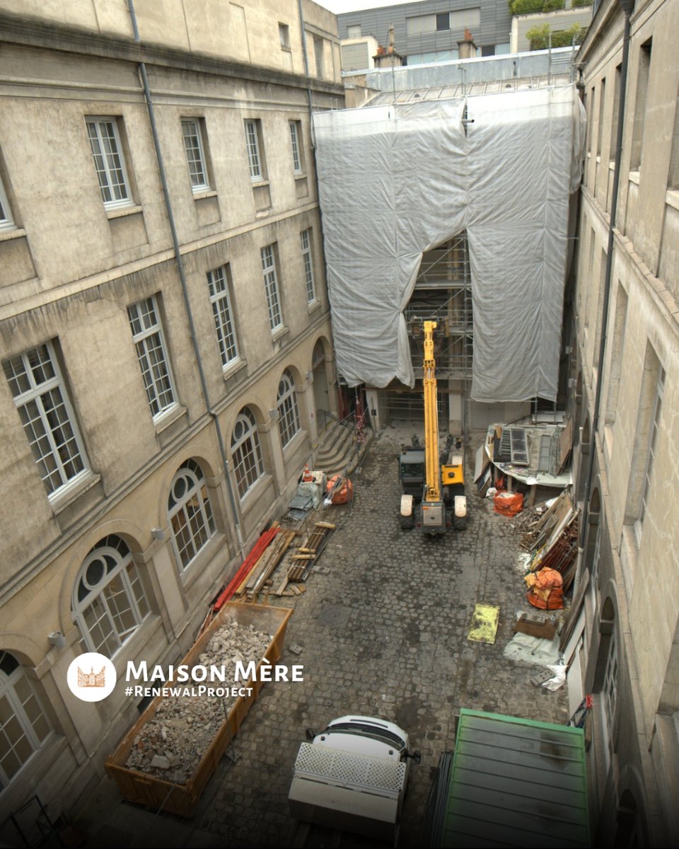 cmmaisonmere's tweet image. The renovation continues. Our efforts press on, aimed at better serving those in need. 

We will keep going, and we want you to join us.

We welcome your gift to help keep this renovation moving forward. 

cmmaisonmere.org/en/donate/

#CongregationOfTheMission #MaisonMère #FamVin