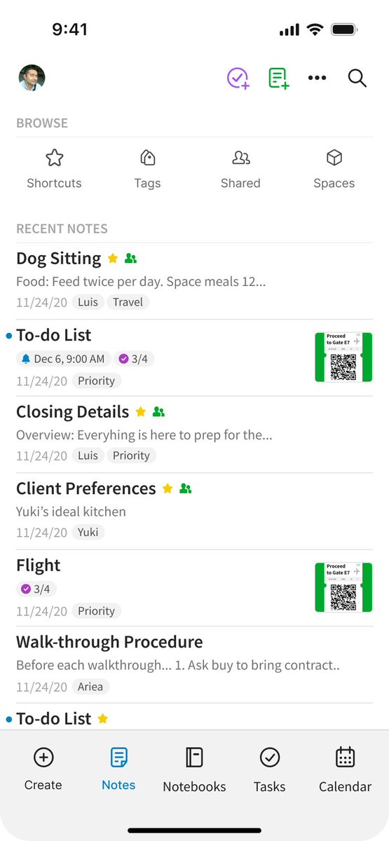 [FEEDBACK NEEDED] 🎉 Iteration 2 of the new Evernote mobile home & navigation. After a lot of pondering, reading basically every comment on the web, and looking at a lot of data, we have a candidate for iteration 2. This is still likely not the final version, but it should be