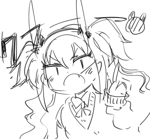 オリキャラのラフ✎ 